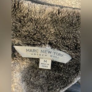 Marc New York 2-in-1 Faux Fur Lined Jacket with removable vest Men’s Medium